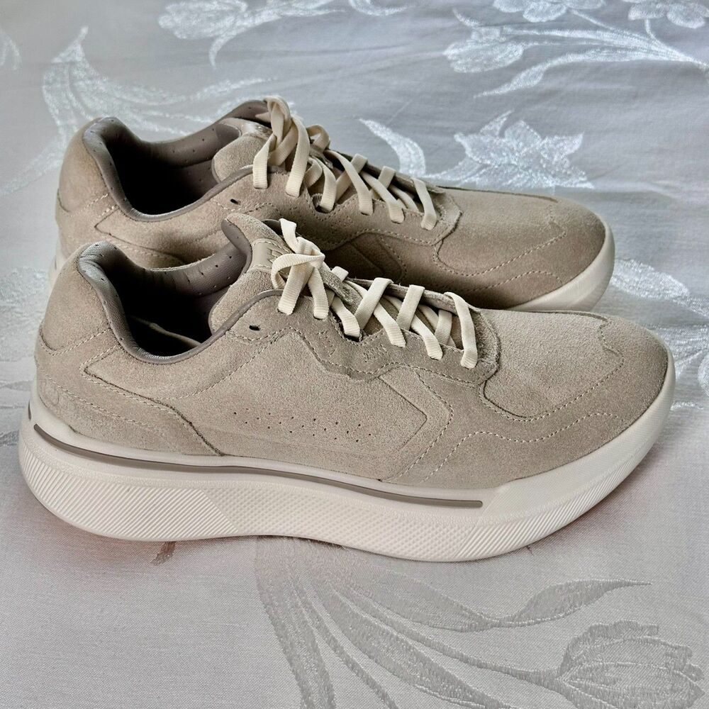 AHNU Sequence 1.1 Size (9.5) Womens Suede Low Oatmeal Comfort Sneaker